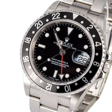 rolex gmt master black bezel